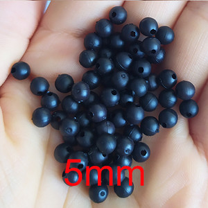 100-osalised 3mm-12mm pehmed kalastushelmed, must/helendav ümmargune kummist kalapüügi landid, varustustarvikud pesca karpkalavarustus