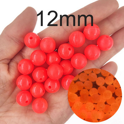 100-osalised 3mm-12mm pehmed kalastushelmed, must/helendav ümmargune kummist kalapüügi landid, varustustarvikud pesca karpkalavarustus