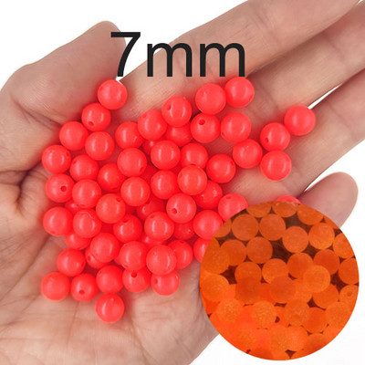 100-osalised 3mm-12mm pehmed kalastushelmed, must/helendav ümmargune kummist kalapüügi landid, varustustarvikud pesca karpkalavarustus