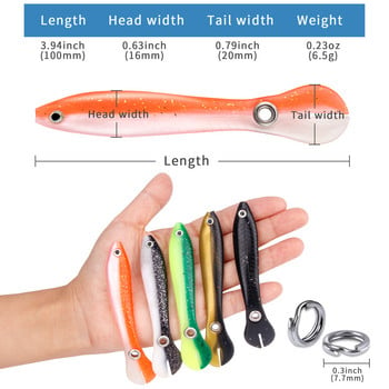 Ισχυρό Bionic Fish Lure Μαλακό Bionic Fishing Lure για αλμυρό και γλυκό νερό Lure Fish Tools Fishing Tackle Swimbait Fake Bait