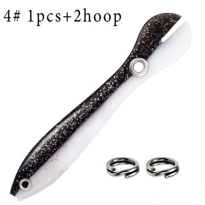 Nalucă bionică puternică de pescuit Nalucă de pescuit bionică moale pentru momeală de apă sărată și apă dulce Unelte pentru pește Aparatură de pescuit Swimbait Momeală falsă