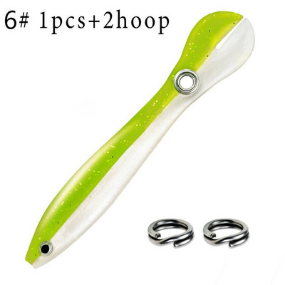 Nalucă bionică puternică de pescuit Nalucă de pescuit bionică moale pentru momeală de apă sărată și apă dulce Unelte pentru pește Aparatură de pescuit Swimbait Momeală falsă