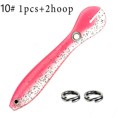 Nalucă bionică puternică de pescuit Nalucă de pescuit bionică moale pentru momeală de apă sărată și apă dulce Unelte pentru pește Aparatură de pescuit Swimbait Momeală falsă