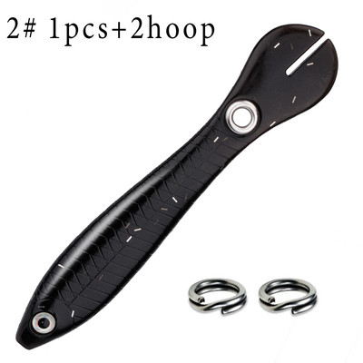 Nalucă bionică puternică de pescuit Nalucă de pescuit bionică moale pentru momeală de apă sărată și apă dulce Unelte pentru pește Aparatură de pescuit Swimbait Momeală falsă