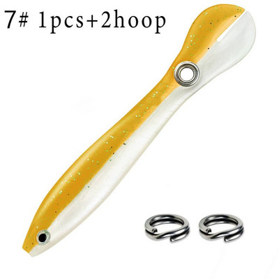 Nalucă bionică puternică de pescuit Nalucă de pescuit bionică moale pentru momeală de apă sărată și apă dulce Unelte pentru pește Aparatură de pescuit Swimbait Momeală falsă