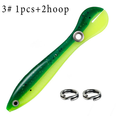 Nalucă bionică puternică de pescuit Nalucă de pescuit bionică moale pentru momeală de apă sărată și apă dulce Unelte pentru pește Aparatură de pescuit Swimbait Momeală falsă