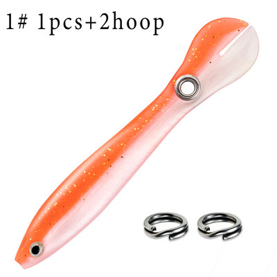 Nalucă bionică puternică de pescuit Nalucă de pescuit bionică moale pentru momeală de apă sărată și apă dulce Unelte pentru pește Aparatură de pescuit Swimbait Momeală falsă