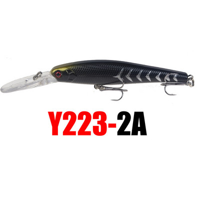 1 tk Crankbait Minnow kalastuslant ujuv kõva sööt 125 mm 13,5 g tehissöödaga voblerid ujumiskarpkala kalastustarbed