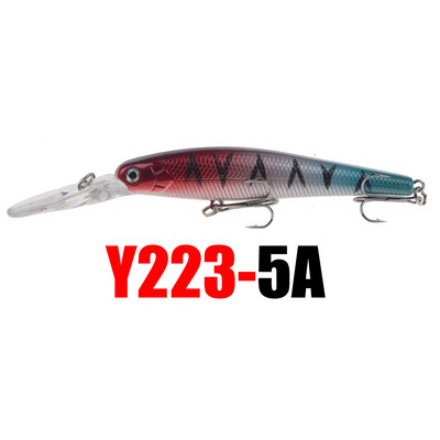 1 tk Crankbait Minnow kalastuslant ujuv kõva sööt 125 mm 13,5 g tehissöödaga voblerid ujumiskarpkala kalastustarbed
