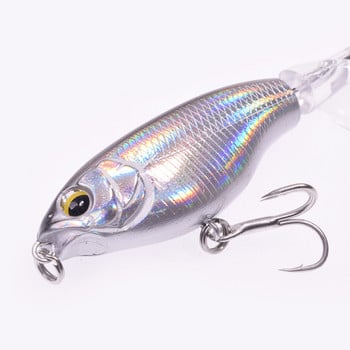 1 ΤΕΜ Whopper Plopper Fishing Lure 75mm 6,5g Μολύβι Topwater Artificial Hard Bait Bass Soft Rotating Tail Wobblers Fishing Tackle