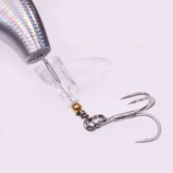 1 ΤΕΜ Whopper Plopper Fishing Lure 75mm 6,5g Μολύβι Topwater Artificial Hard Bait Bass Soft Rotating Tail Wobblers Fishing Tackle