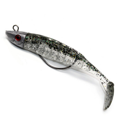 Püügilant 10cm 13cm Pesca konksud Fish Wobbler Tackle Crankbait kunstlik pehme sööt Kahevärviline plii Tead Lant T saba pehme sööt