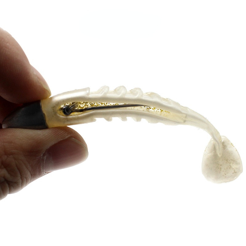 Püügilant 10cm 13cm Pesca konksud Fish Wobbler Tackle Crankbait kunstlik pehme sööt Kahevärviline plii Tead Lant T saba pehme sööt