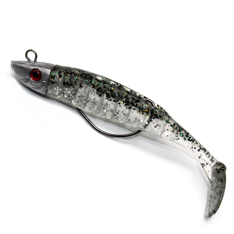 Püügilant 10cm 13cm Pesca konksud Fish Wobbler Tackle Crankbait kunstlik pehme sööt Kahevärviline plii Tead Lant T saba pehme sööt