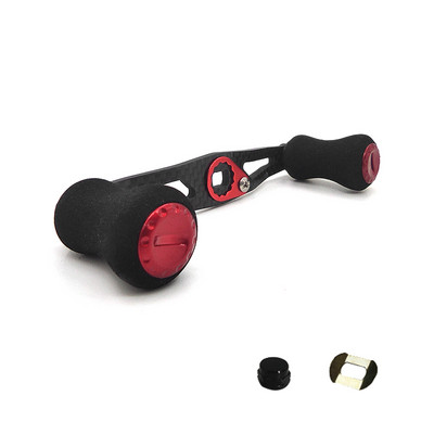 15 g žvejybos ritės rankena, anglies pluošto svirtis su „Eva Knob“ dvigubos rankenos rankenomis, skirta „pasidaryk pats“ priedams