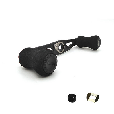 15 g žvejybos ritės rankena, anglies pluošto svirtis su „Eva Knob“ dvigubos rankenos rankenomis, skirta „pasidaryk pats“ priedams