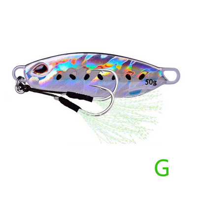 1vnt 10g-15g-20g-30g-40g-50g metalinis žirginis masalas Slow Jig Shore Casting Jigging masalas Upėtakis Žuvies šaukštas Jūros ešerys Kietas masalas žvejybos masalas