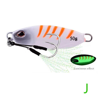 1vnt 10g-15g-20g-30g-40g-50g metalinis žirginis masalas Slow Jig Shore Casting Jigging masalas Upėtakis Žuvies šaukštas Jūros ešerys Kietas masalas žvejybos masalas