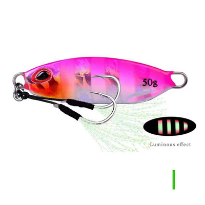 1vnt 10g-15g-20g-30g-40g-50g metalinis žirginis masalas Slow Jig Shore Casting Jigging masalas Upėtakis Žuvies šaukštas Jūros ešerys Kietas masalas žvejybos masalas