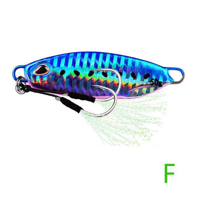 1vnt 10g-15g-20g-30g-40g-50g metalinis žirginis masalas Slow Jig Shore Casting Jigging masalas Upėtakis Žuvies šaukštas Jūros ešerys Kietas masalas žvejybos masalas