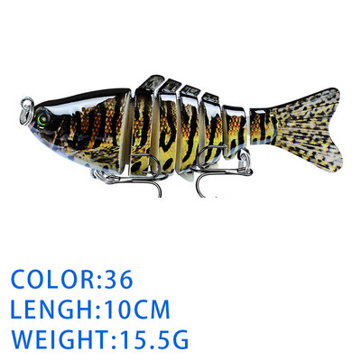Thekuai Jointed Multi Sections püügilant 10cm 15g17g19g vobler Crankbait kunstlik kõva sööt Swimbait karpkala trollimine