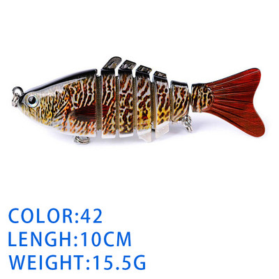 Thekuai Jointed Multi Sections püügilant 10cm 15g17g19g vobler Crankbait kunstlik kõva sööt Swimbait karpkala trollimine