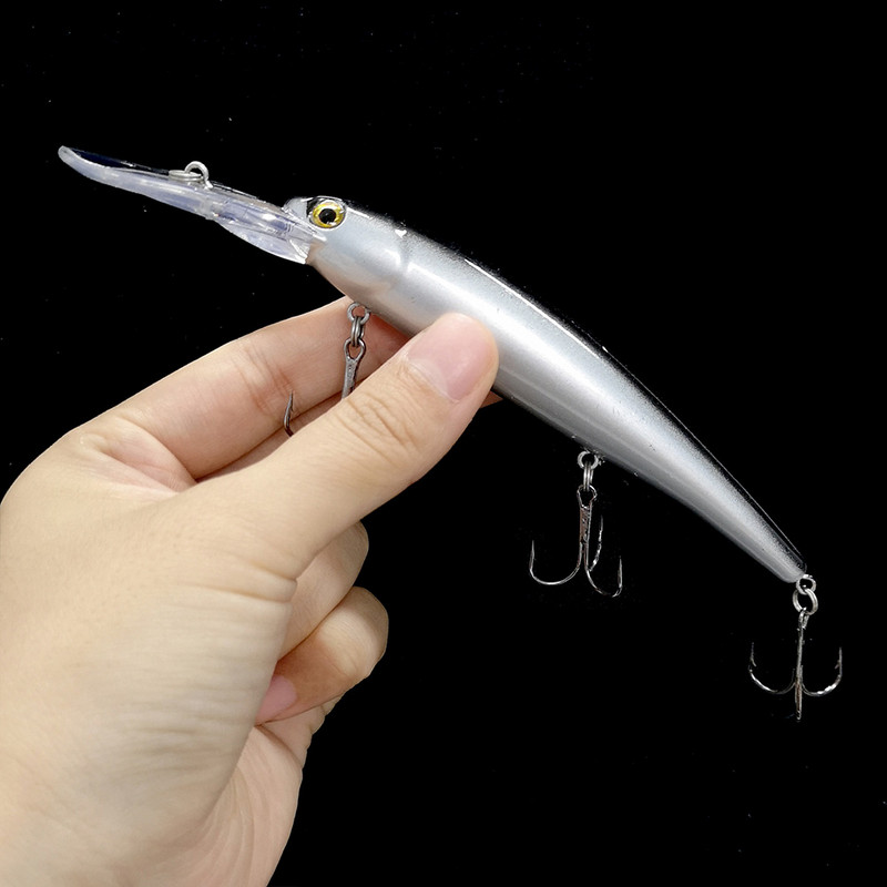 1 buc. 16 cm 20 g de scufundare adâncă nalucă mare Minnow Wobbler momeală tare Crankbait Bass Stiuca biban dispozitiv de pescuit