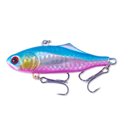 HENGJIA Winter Hard Sea Fis 7cm 24g Winter VIB Fishing Lures Long Shot Sinking Vibration Wobblers Crankbait Isca Artificial