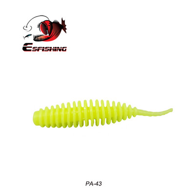 ESFISHING Noua Naluca de pescuit cu vierme Tanta 38mm 90mm 0.35g 7.5g Leurre Peche Naluca de calamar Momeala de pescuit