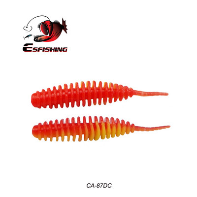 ESFISHING Noua Naluca de pescuit cu vierme Tanta 38mm 90mm 0.35g 7.5g Leurre Peche Naluca de calamar Momeala de pescuit