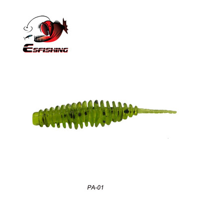 ESFISHING Noua Naluca de pescuit cu vierme Tanta 38mm 90mm 0.35g 7.5g Leurre Peche Naluca de calamar Momeala de pescuit