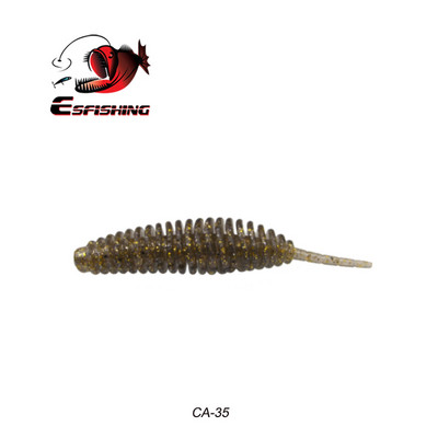 ESFISHING Noua Naluca de pescuit cu vierme Tanta 38mm 90mm 0.35g 7.5g Leurre Peche Naluca de calamar Momeala de pescuit