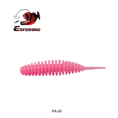 ESFISHING Noua Naluca de pescuit cu vierme Tanta 38mm 90mm 0.35g 7.5g Leurre Peche Naluca de calamar Momeala de pescuit