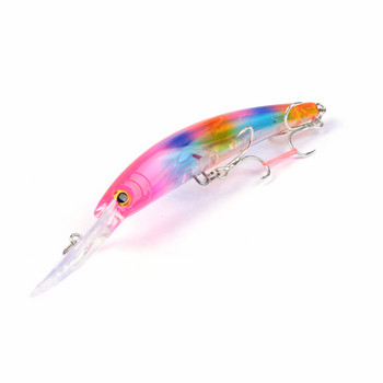 1 ΤΕΜ. Σκληρό Πλαστικό Minnow Fishing Lure 24g/17cm Big Crankbait Τεχνητό Δόλωμα Peche Bass Trolling Pike Carp lures Αξεσουάρ