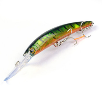 1 ΤΕΜ. Σκληρό Πλαστικό Minnow Fishing Lure 24g/17cm Big Crankbait Τεχνητό Δόλωμα Peche Bass Trolling Pike Carp lures Αξεσουάρ