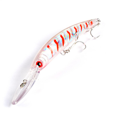 1 tk kõvast plastist Minnow kalapüügilant 24g/17cm Big Crankbait kunstsööt Peche Bass trolling haugi karpkala landid Aksessuaarid