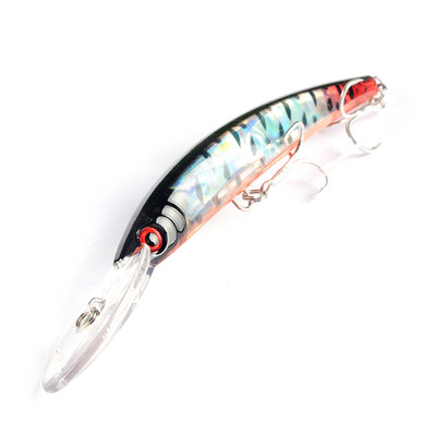 1 tk kõvast plastist Minnow kalapüügilant 24g/17cm Big Crankbait kunstsööt Peche Bass trolling haugi karpkala landid Aksessuaarid