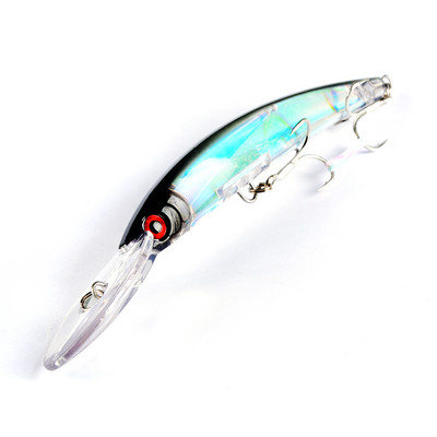 1 tk kõvast plastist Minnow kalapüügilant 24g/17cm Big Crankbait kunstsööt Peche Bass trolling haugi karpkala landid Aksessuaarid