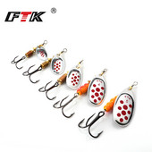FTK fém spiner csali csali 4g-14g pergető fém horgászkanál csali pisztránghoz sügér csuka lazac Spinnerbait tackle