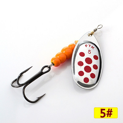 FTK fém spiner csali csali 4g-14g pergető fém horgászkanál csali pisztránghoz sügér csuka lazac Spinnerbait tackle