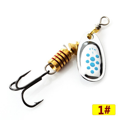 FTK fém spiner csali csali 4g-14g pergető fém horgászkanál csali pisztránghoz sügér csuka lazac Spinnerbait tackle