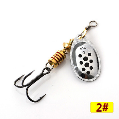 FTK fém spiner csali csali 4g-14g pergető fém horgászkanál csali pisztránghoz sügér csuka lazac Spinnerbait tackle