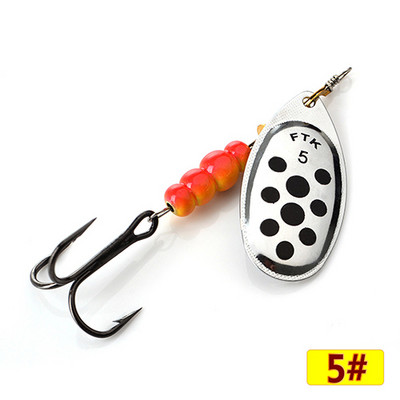 FTK fém spiner csali csali 4g-14g pergető fém horgászkanál csali pisztránghoz sügér csuka lazac Spinnerbait tackle