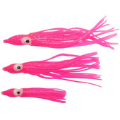 12 τεμαχίων Φούστες Soft Lure Squid 5cm 9cm 11cm Rubber Artificial Bait Lures Octopus Wobblers Tuna Kingfish Sailfish Marlin Baits