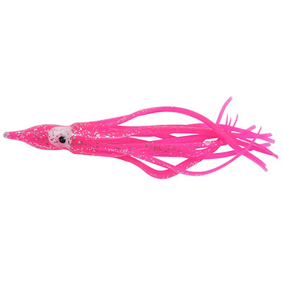 12 τεμαχίων Φούστες Soft Lure Squid 5cm 9cm 11cm Rubber Artificial Bait Lures Octopus Wobblers Tuna Kingfish Sailfish Marlin Baits