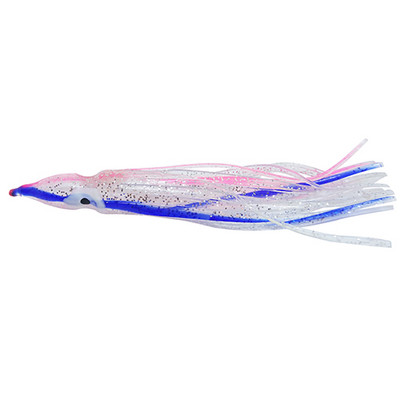 12 τεμαχίων Φούστες Soft Lure Squid 5cm 9cm 11cm Rubber Artificial Bait Lures Octopus Wobblers Tuna Kingfish Sailfish Marlin Baits
