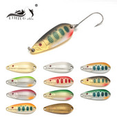 LTHTUG Copper EMISHI SPOON 37mm 3,8g 42mm 7,8g Stream Hard Bait Fishing Lands Copper Spoon Lands for forellile haugi