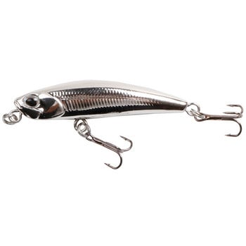 1 τεμ. Minnow Fishing Lure 53mm 3,3g 3D Eyes Crankbait Wobbler Τεχνητό πλαστικό σκληρό δόλωμα εργαλείο ψαρέματος