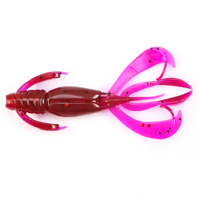 PEAK ujuvad Crazy Flapper kalapüügi landid 40mm/60mm Pehmed kalapüügi landid Pehmed Silikoonsöödad Krevetid Bass Peche Püügitarbed