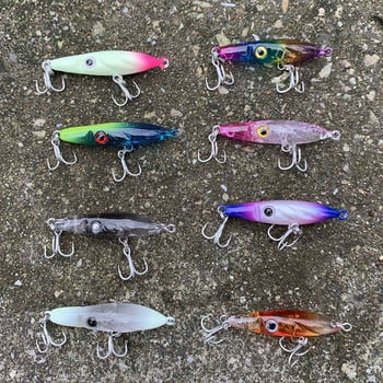 HAIMALUO NEW Small Fish Hard Fishing Lures Mini Sinking Pencil Lure 48mm 2,8g Πέστροφα Perch Bait Rolling Fishing Bait Rockfishing